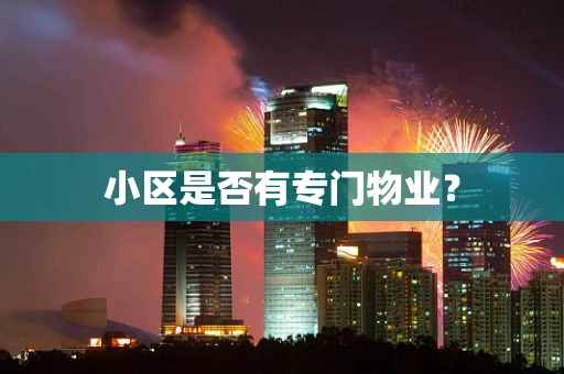 小区是否有专门物业？