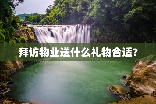 拜访物业送什么礼物合适？