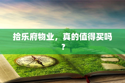 拾乐府物业，真的值得买吗？