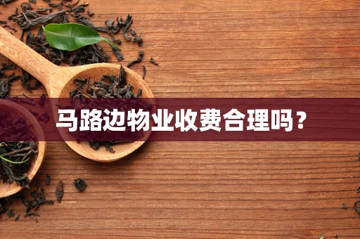马路边物业收费合理吗？