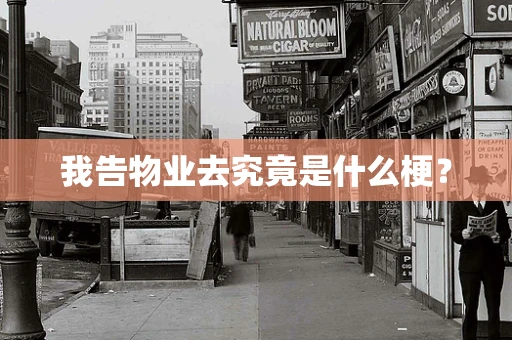我告物业去究竟是什么梗？