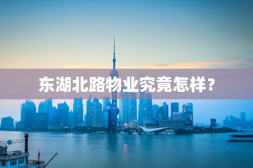 东湖北路物业究竟怎样？