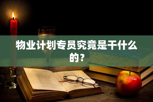 物业计划专员究竟是干什么的？