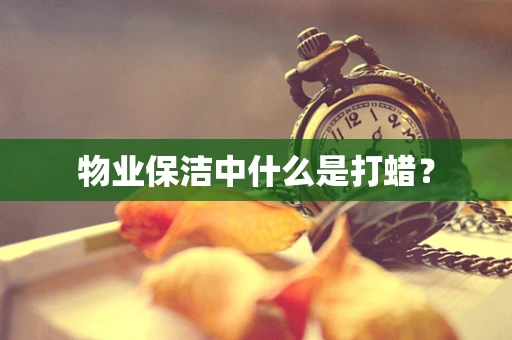 物业保洁中什么是打蜡？