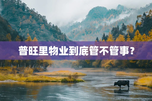 普旺里物业到底管不管事？