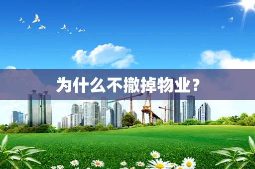 为什么不撤掉物业？