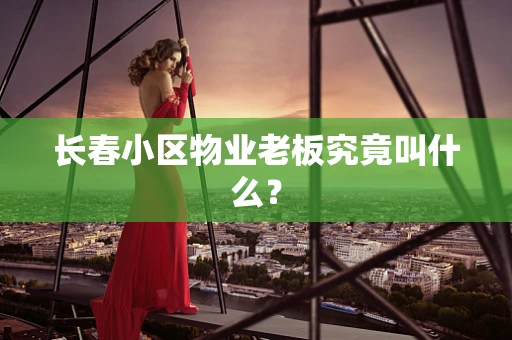 长春小区物业老板究竟叫什么？
