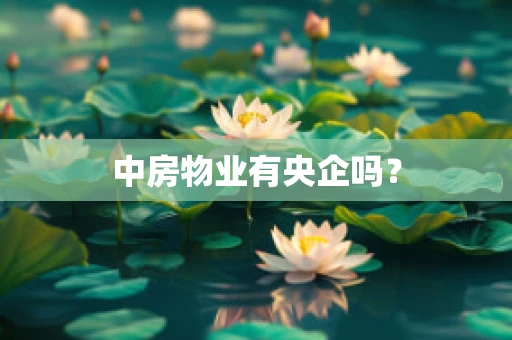中房物业有央企吗？