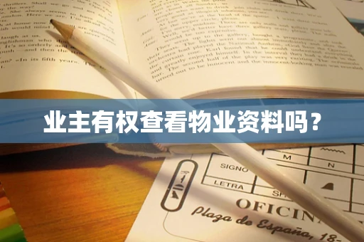 业主有权查看物业资料吗？