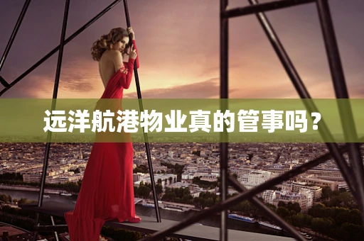 远洋航港物业真的管事吗？