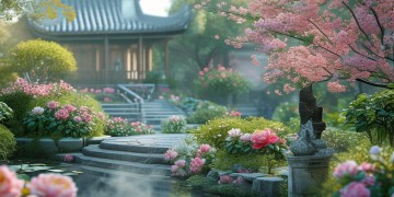 桃源花园物业管事吗？