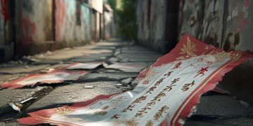 物业为什么把对联撕了？